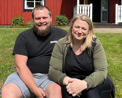 David och Bonnie Hagen stortrivs med sitt nya liv i Sunne.