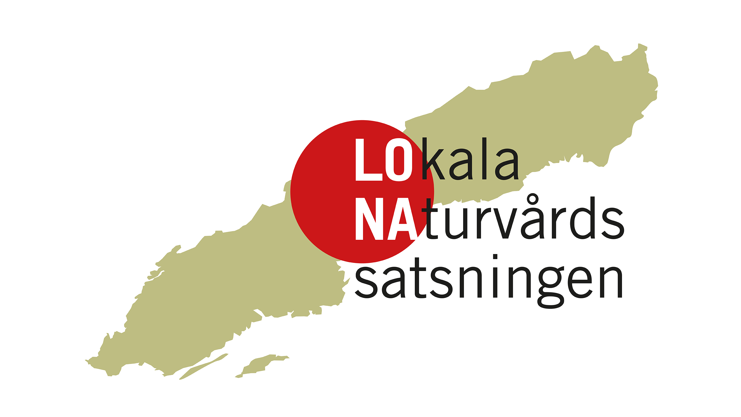 Logotyp för LONA - Lokala Naturvårdssatsningen.