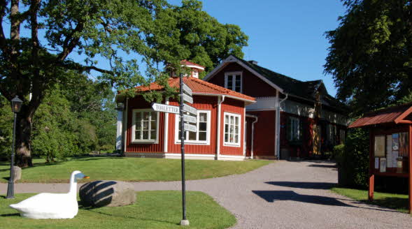 Bild på cafét vid Mårbacka