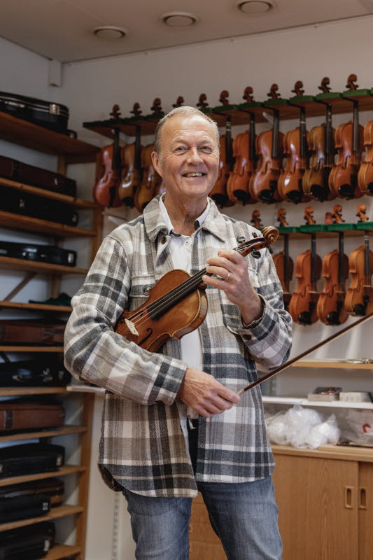 Bild på Hans-Peter Sundqvist, lärare i violin på kulturskolan